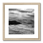 Rhossili in storm Framed & Mounted Print