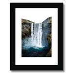 Skogafoss Waterfall Framed & Mounted Print
