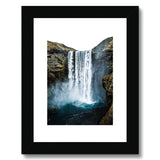 Skogafoss Waterfall Framed & Mounted Print