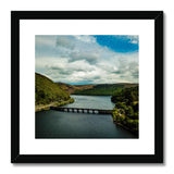 Caban Coch Reservoir Framed & Mounted Print