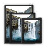 Skogafoss Waterfall Framed Canvas