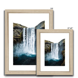 Skogafoss Waterfall Framed & Mounted Print