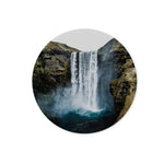 Skogafoss Waterfall Glass Chopping Board