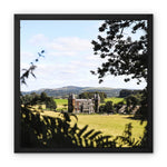 Newton House Framed Canvas