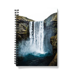 Skogafoss Waterfall Notebook